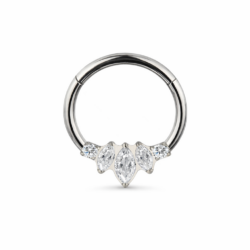 Marquise Round CZ