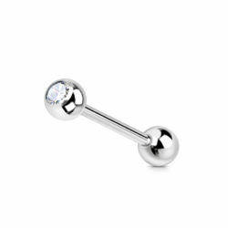 Single Gem Barbell