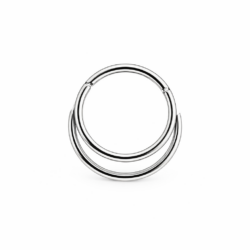 Plain Double Loop Clicker Ring