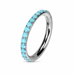 Paved CZ Turquoise Rim